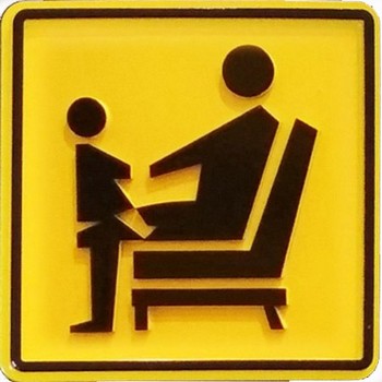 Пиктограмма Место для инвалидов и родителей с детьми